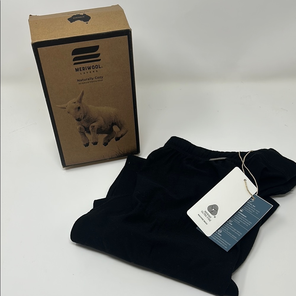Meriwool Black Thermal Leggings